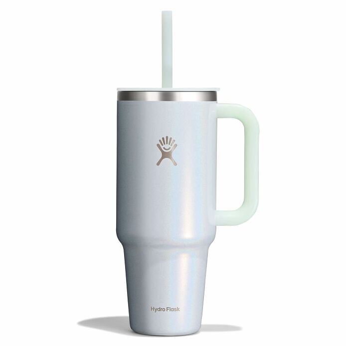 40 oz Travel Tumbler - Glimmer Blue